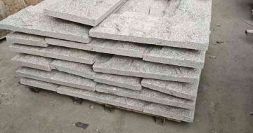 芜湖芝麻白蘑菇石，自然面