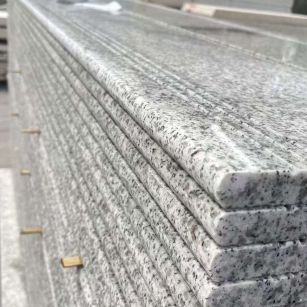 芜湖芝麻白楼梯踏步 花岗岩楼梯板材