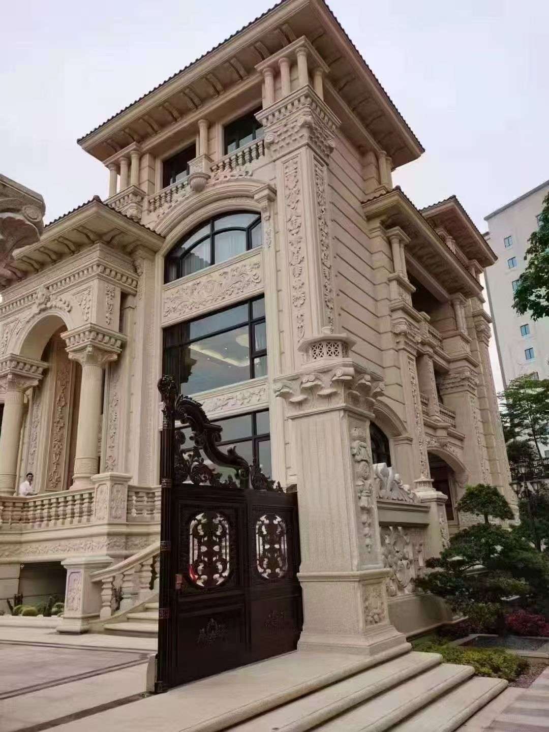 芜湖黄金麻别墅外墙异形定制
