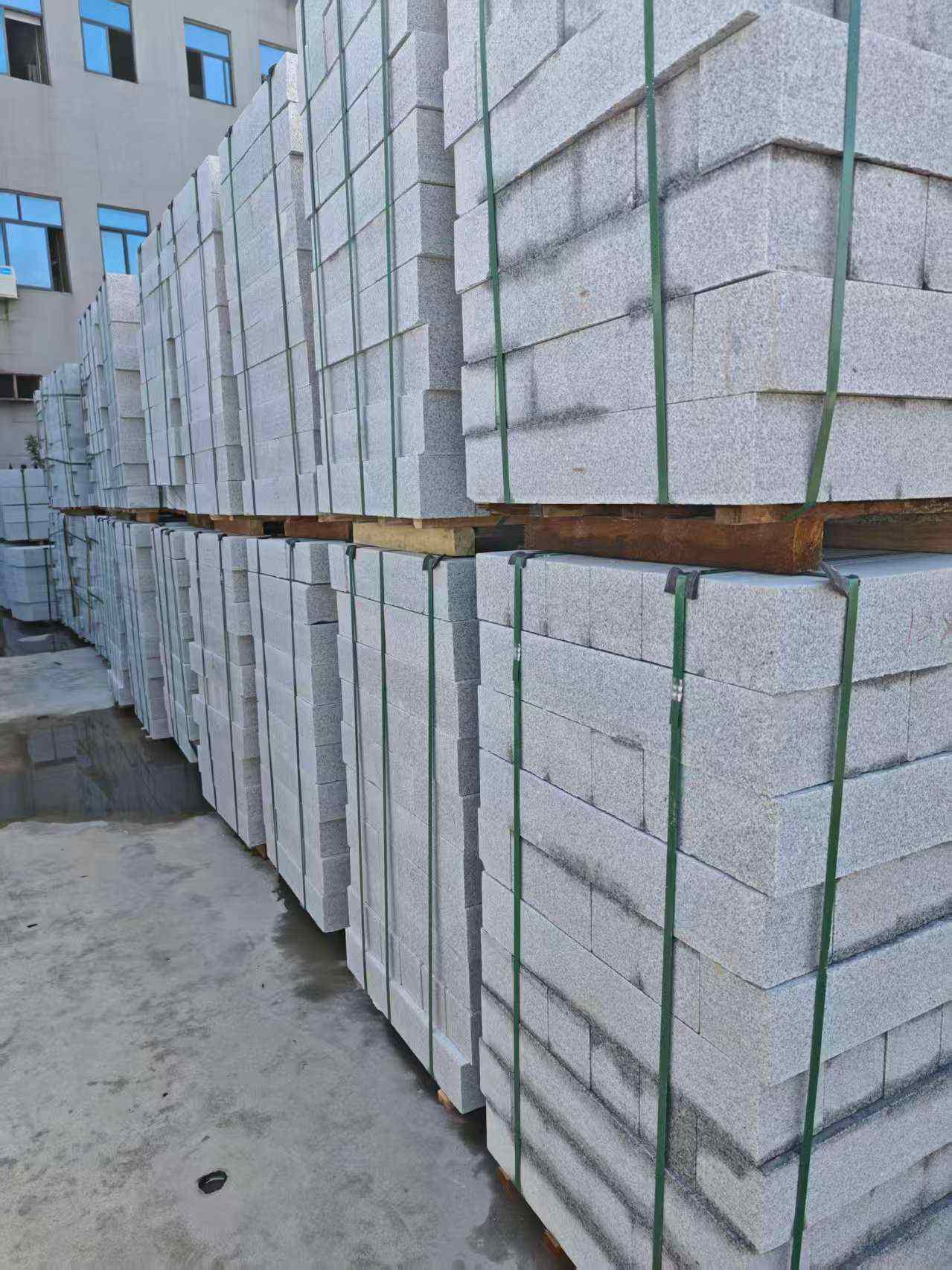 芜湖芝麻白路牙石，路侧石